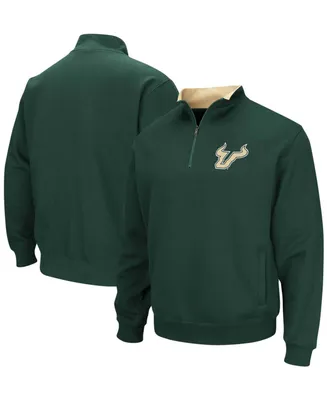 Men's Green South Florida Bulls Tortugas Logo Quarter-Zip Jacket