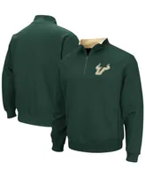 Men's Green South Florida Bulls Tortugas Logo Quarter-Zip Jacket