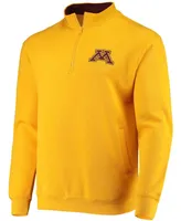 Men's Gold-Tone Minnesota Golden Gophers Tortugas Logo Quarter-Zip Jacket
