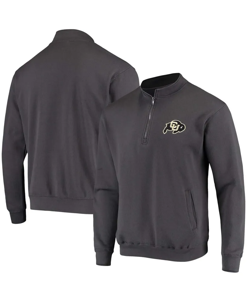 Men's Charcoal Colorado Buffaloes Tortugas Logo Quarter-Zip Jacket