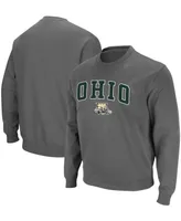 Colosseum Men's Ohio Bobcats Arch Logo Tackle Twill Pullover Sweatshirt