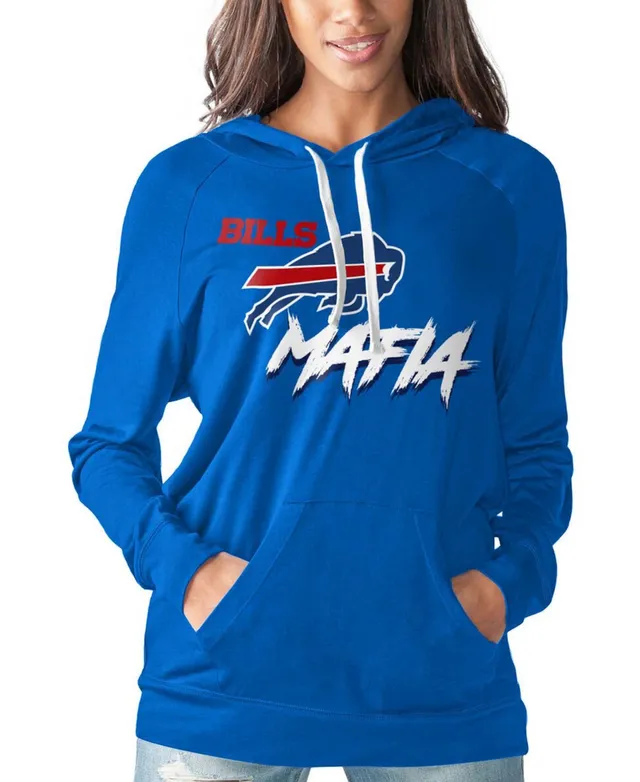 Buffalo Bills Crucial Catch Club Nike Women's NFL Pullover Hoodie in Black, Size: Xs | 01F000AZU4-5WL