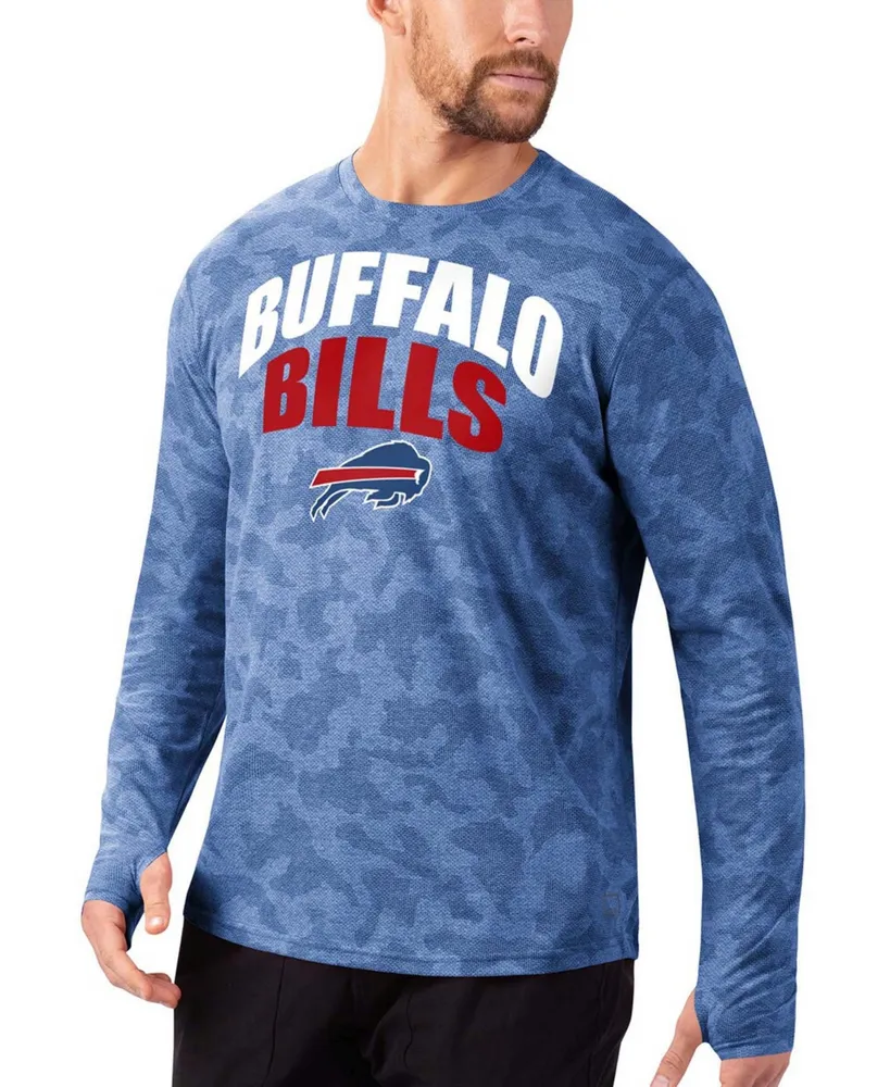 Men's Royal Buffalo Bills Camo Performance Long Sleeve T-shirt