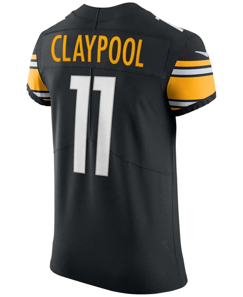 Men's Chase Claypool Black Pittsburgh Steelers Vapor Elite Player Jersey
