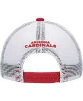 Big Boys and Girls Cardinal, White Arizona Cardinals Core Lockup Snapback Hat