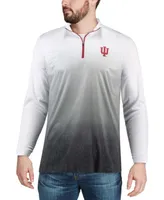 Men's Gray Indiana Hoosiers Magic Team Logo Quarter-Zip Jacket