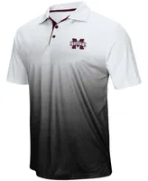 Men's Gray Mississippi State Bulldogs Magic Team Logo Polo Shirt