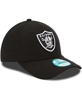 Big Boys and Girls Black Las Vegas Raiders League 9Forty Adjustable Hat