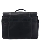 Colombian Leather Flapover 15.6" Laptop Bag
