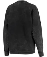 Women's Black Chicago White Sox Comfy Cord Pullover Sweatshirt