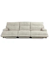 Sebaston -Pc. Fabric Sofa with Power Motion Recliners