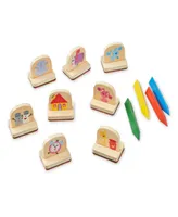 Melissa and Doug Blues Clues You Handle Stamps, Set of 15