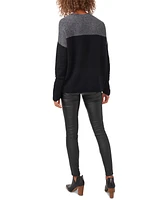 Vince Camuto Cozy Extended Shoulder Color Blocked Sweater