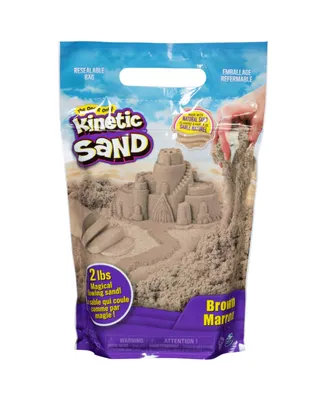 Kinetic Sand the Original Moldable Sensory Play Sand, Brown, 2 Pounds - Multi