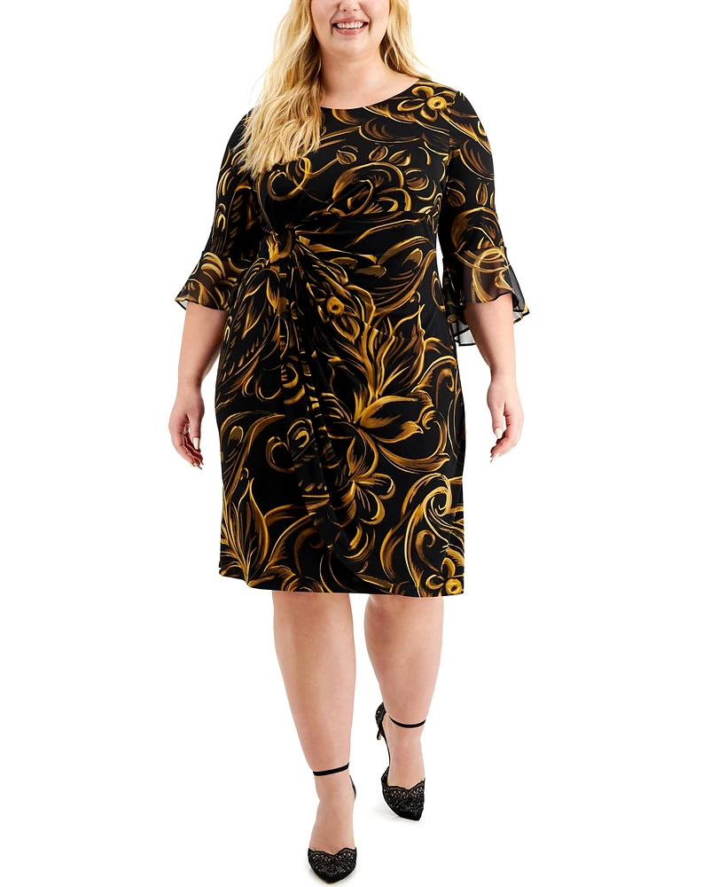 Connected Plus Side-Tab Dress