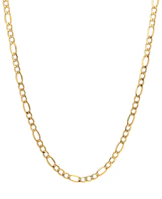 Italian Gold 20" Figaro Link (5-3/4mm) Chain Necklace in 14k Gold