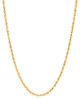 Rope Link 16" Chain Necklace in 14k Gold