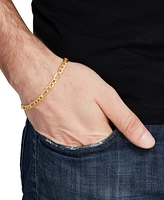 Italian Gold Figaro Link Chain Bracelet in 10k Gold