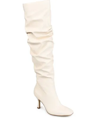 Journee Collection Women's Kindy Wide Calf Slouch Boots