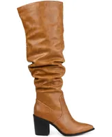 Journee Collection Women's Pia Wide Calf Knee High Boots