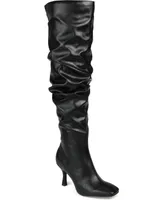 Journee Collection Women's Kindy Extra Wide Calf Slouch Boots