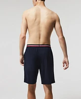 Lacoste Men's Stretch Tonal Waistband Pajama Shorts