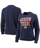 Women's Navy Auburn Tigers All Day Fleece Raglan Pullover Sweatshirt