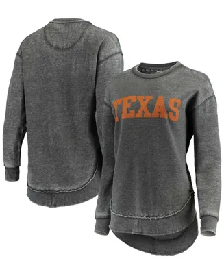 Women's Texas Longhorns Vintage-Like Wash Pullover Sweatshirt