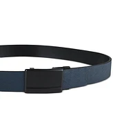 Alfani Men's Reversible Compression Buckle Belt, Created for Macy's