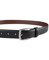 Club Room Men's Faux Leather Pebble Grain Stretch Belt, Created for Macy's