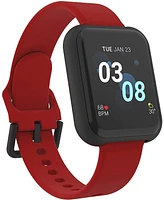iTouch Air 3 Unisex Heart Rate Red Strap Smart Watch 44mm