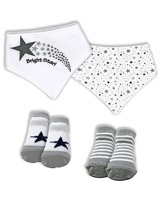 Baby Boys and Girls Star Accessory, 4 Piece Set