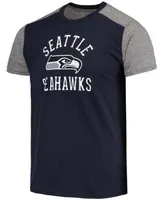 Men's College Navy, Gray Seattle Seahawks Field Goal Slub T-shirt