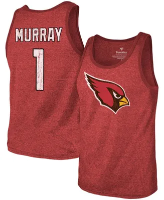 Men's Kyler Murray Cardinal Arizona Cardinals Name Number Tri-Blend Tank Top