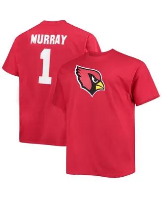 Men's Big and Tall Kyler Murray Cardinal Arizona Cardinals Player Name Number T-shirt