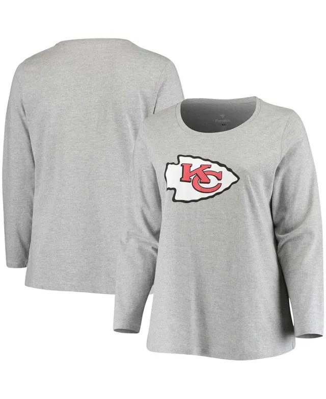 Lids Kansas City Chiefs Touch Women's Plus Free Agent Long Sleeve T-Shirt -  Black