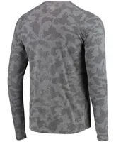 Men's Black New York Jets Camo Performance Long Sleeve T-shirt