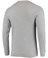 Men's Heathered Gray Detroit Lions Halftime Long Sleeve T-shirt