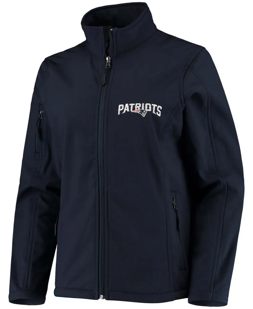 Women's Navy New England Patriots Full-Zip Sonoma Softshell Jacket