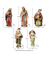 Glitzhome 12 Piece Nativity Figurine Set