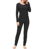 Women's Knit Long Sleeve Scoop Neck with the Legging Set