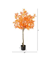 4' Autumn Maple Artificial Tree