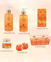 Lovery Orange Mango Body Care Gift Set, 7 piece