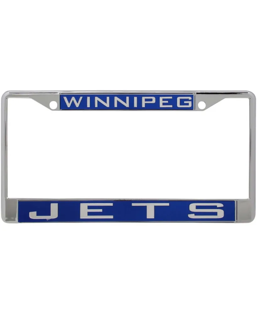 Multi Winnipeg Jets Laser Inlaid Metal License Plate Frame