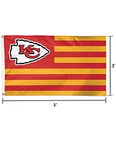 Multi Kansas City Chiefs 3' x 5' Americana Stars Stripes Deluxe Flag