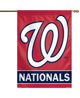 Multi Washington Nationals 28" x 40" Primary Logo Single-Sided Vertical Banner