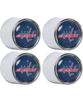 Multi Washington Capitals Valve Stem Covers Set, Pack of 4