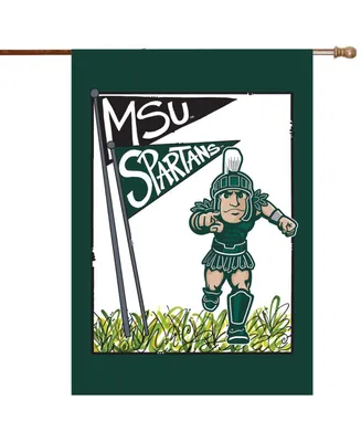 Multi Michigan State Spartans 28" x 40" Double-Sided House Flag
