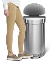 simplehuman 45L Semi-Round Trash Can