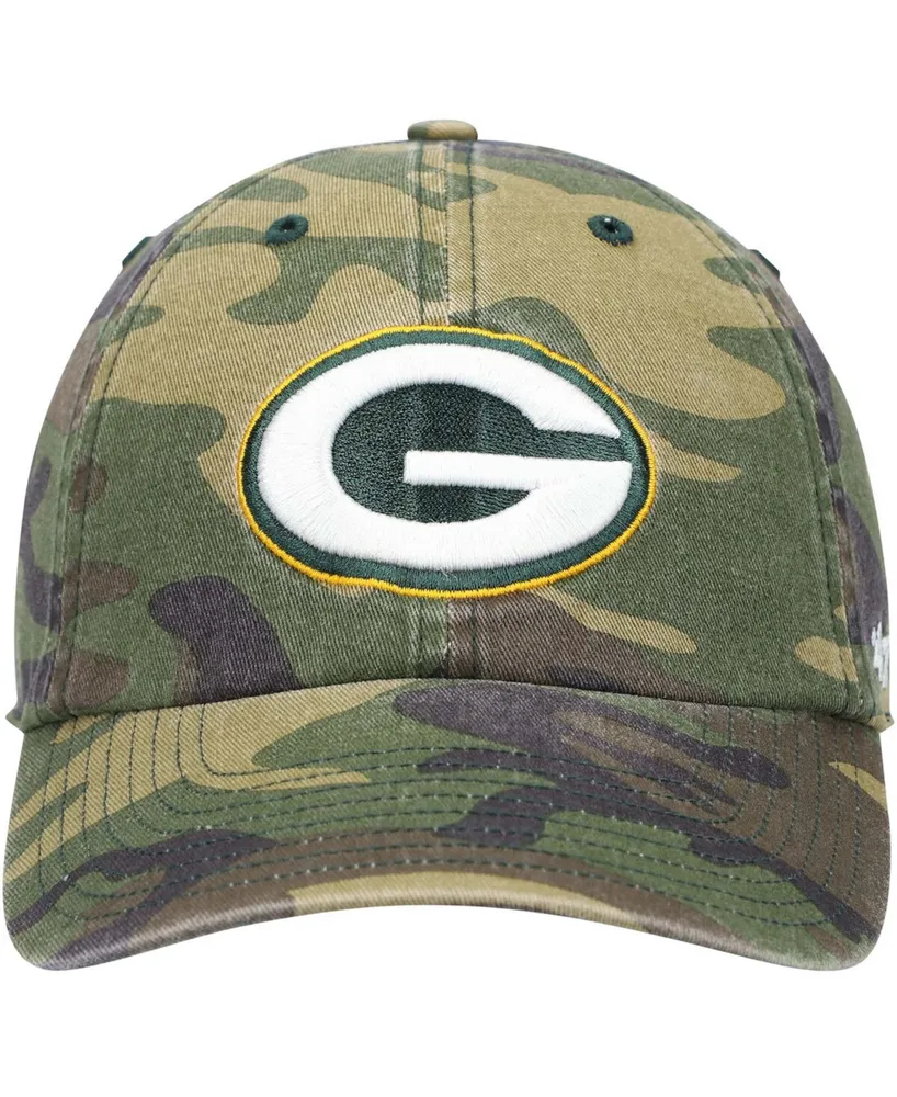 '47 Brand Green Bay Packers Woodland Clean Up Adjustable Cap